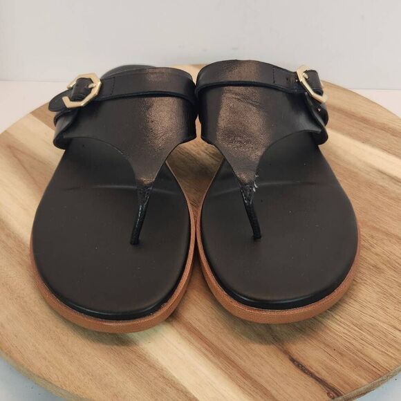 Cole Haan Grand 360 Felicity Leather Sandal Size 10 B Women's Black - Picture 2 of 10